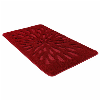 Коврик д/ванной Shahintex PP LUX 50*80 бордовый
