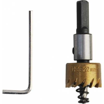 Коронка BI-METAL по тонколист. мет. с центрир. сверл., для точн. работ Sturm! 1090-S04-BI-22 