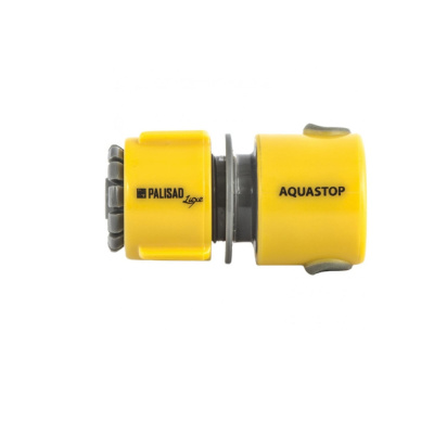 Соединитель PALISAD LUXE пластмассовый быстросъемный для шланга 1/2", аквастоп
