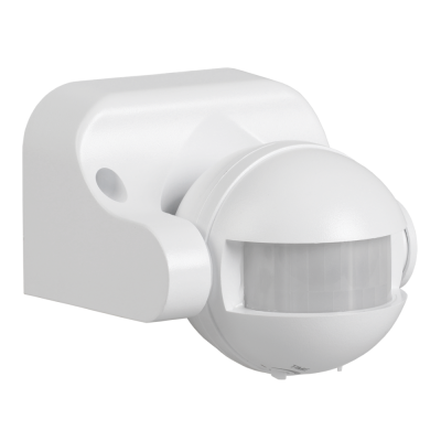 Датчик движения ИК настенный 1100w 180гр. 12м IP44 белый 00085006   