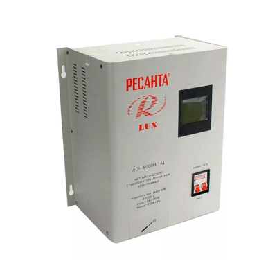 Стабилизатор АСН-8000 Н/1-Ц Ресанта Lux Стабилизатор АСН-8000 Н/1-Ц Ресанта Lux