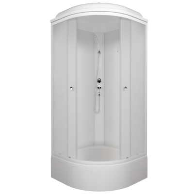 Душевая кабина Вельвет 90*90 В (7 мест+сифон D50)