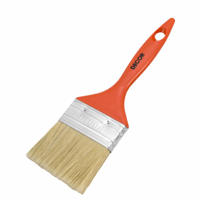 Кисть плоская 3" DECOR PROFI универс. 75х15мм светл. смеш. щетина пласт. ручка