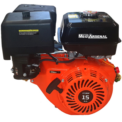 Двигатель бензиновый MegArsenal LT190F (15л.с 25,4мм, 407куб)