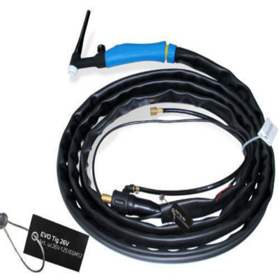 Горелка д/аргонодуговой сварки EVO Тig 26 F (200А, 4м воздушное охлаждение) Горелка д/аргонодуговой сварки EVO Тig 26 F (200А, 4м воздушное охлаждение)