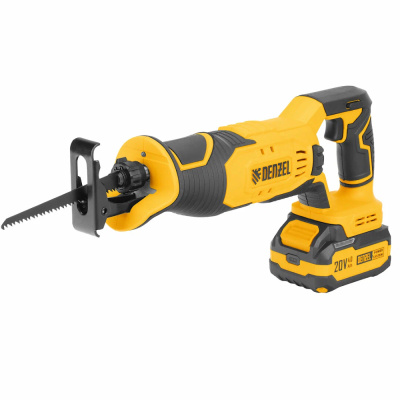 Пила сабельная аккумуляторная RS-180, Li-Ion, 20 В // Denzel