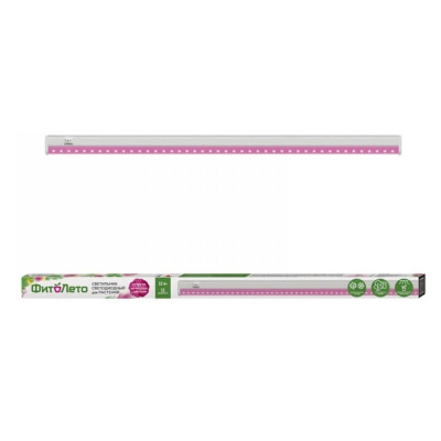 Светильник для растений светодиодный линейный, 570мм, выкл. на корпусе. ULI-P28-11W/SPSB IP20 WHITE 