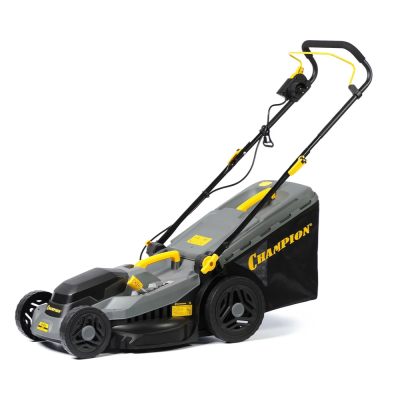 Газонокосилка эл. CHAMPION EM4318 (1,8 кВт пласт.+ткань травосб. 52л ширина 430мм 30-75мм, 1