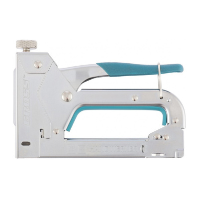 Степлер мебельный регулируемый (Handwerker), стальной корпус, тип скобы 53, 4-14 мм// GROSS