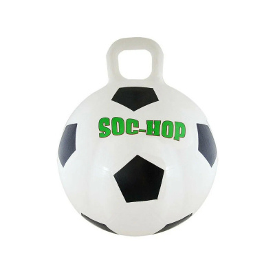 Мяч-попрыгун Футбол, K17052, с ручкой, диам.50 см, ПВХ, бело-черный Мяч-попрыгун Футбол, K17052, с ручкой, диам.50 см, ПВХ, бело-черный