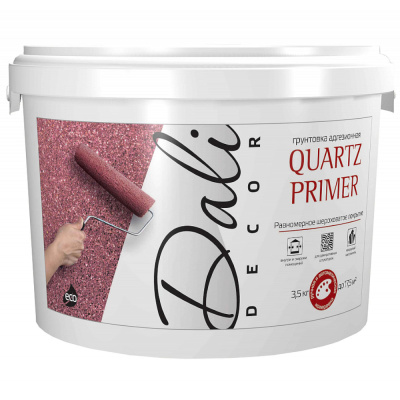 ГРУНТОВКА "DALI-DECOR" АДГЕЗИОННАЯ "QUARTZ PRIMER"  3,5 КГ (1) "РОГНЕДА"