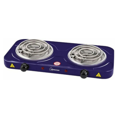 ПЛИТА ЭЛЕКТР. 2-КОНФОР. (ТЭН) "HOMESTAR" HS-1105 (СИНИЙ) 