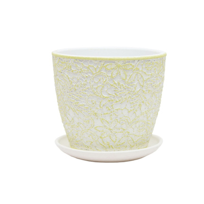 Гипюр белый бутон №1