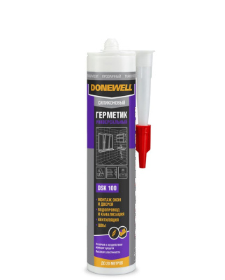 Герметик DONEWELL универсальный прозрачный 260мл