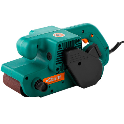 Машина шлифовальная ленточная (ЛШМ) Sturm!, 800Вт, 76x533мм, пылесбор.,быстрозажим.рычаг