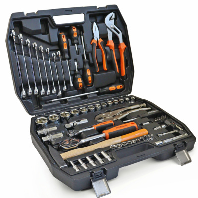 Набор ручного инструмента MegArsenal 72 предмета 1/4 и 1/2 дюйм