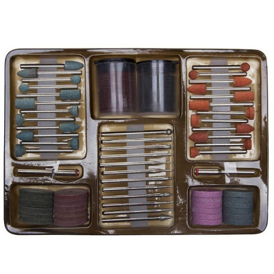 Набор STAYER "MASTER": Мини-насадки для гравировальных машин, 134 предмета