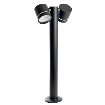 Светильник ДТУ-2х15w столб GX53 без ламп IP54 черный