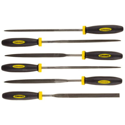 STAYER  150 мм, 6 предм., набор надфилей, Professional (16010-H6)