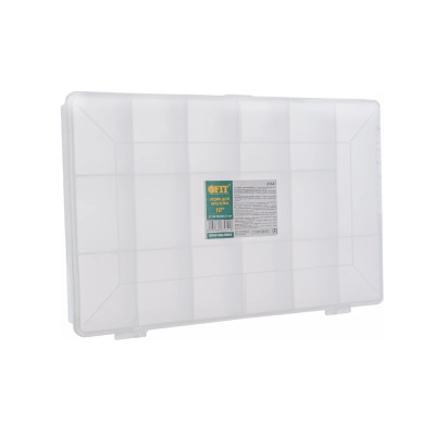 Ящик для крепежа (органайзер) прозрачный 11" ( 275х185х42 мм )