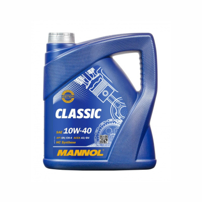 Масло моторное MANNOL Classic SAE 10w40 API SМ/CF (полусинт.) 4л/ 4