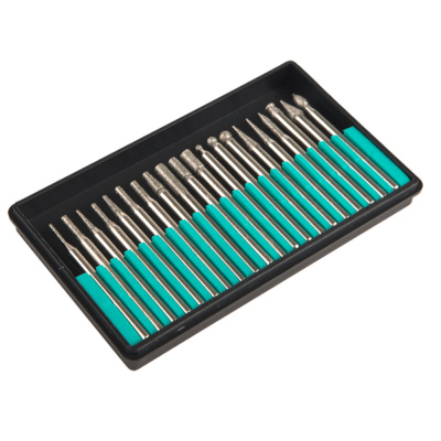 Набор шарошек Sturm,хвостовик 3мм,алмазное напыление, 30шт