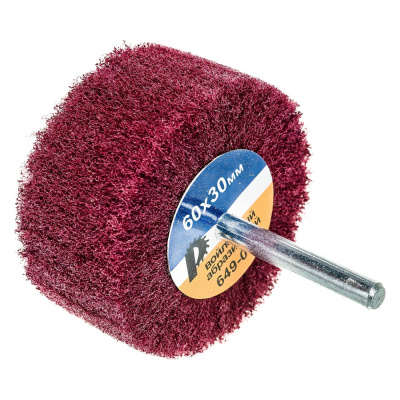 Круг лепестковый с оправкой Практика 60*30мм,войлочный,хвостовик 6мм, серия Профи