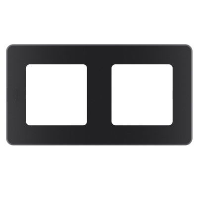 Рамка 2 поста INSPIRIA антрацит