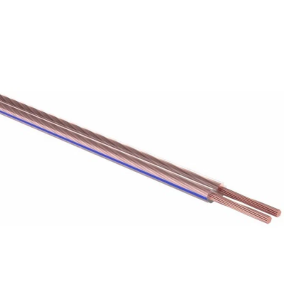 Кабель акустический REXANT 2х2,50 мм², прозрачный BLUELINE