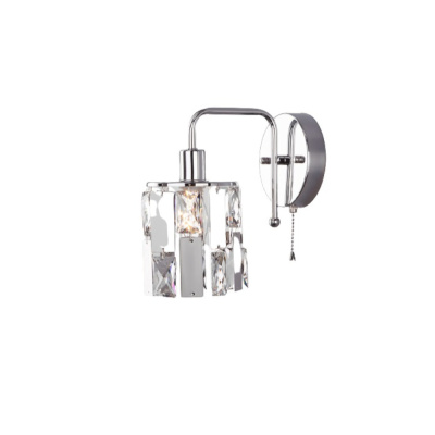 Настенный светильник / хром/прозрачный хрусталь Strotskis