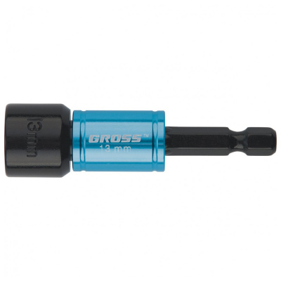 Бита с торцевой головкой, магнит Nut-Driver, 13мм, S2//Gross