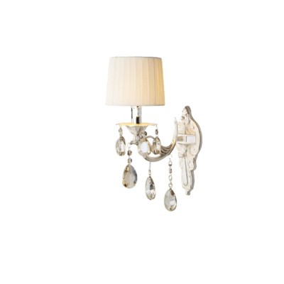 Настенный светильник / серебро/тонированный хрусталь Strotskis