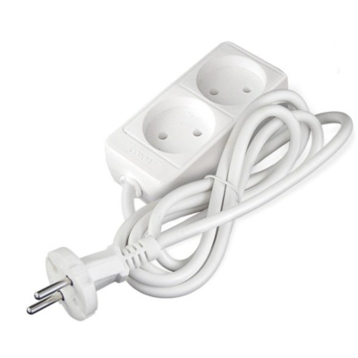 Удлинитель бытовой ТМ Союз 1300 Вт 2 гнезда ШВВП 3м