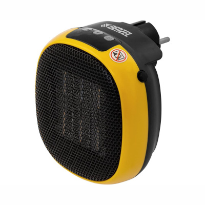 Тепловентилятор портативный керамический DTFC-700, 3 реж. вентилятор, нагрев 700 Вт // Denzel