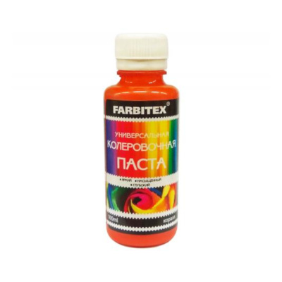 Паста колеровочная Коралл FARBITEX (0,1Л)