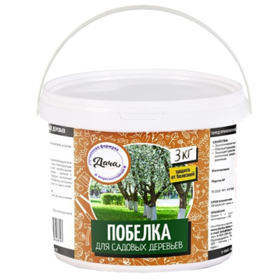 Побелка 3 кг жидкая садовая Дачаtime 4/224