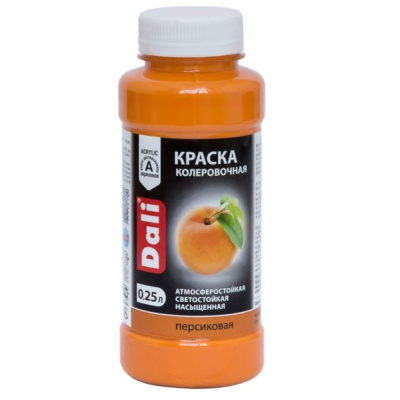 КОЛЕР "DALI" ПЕРСИК  0,25 Л (12) "РОГНЕДА"