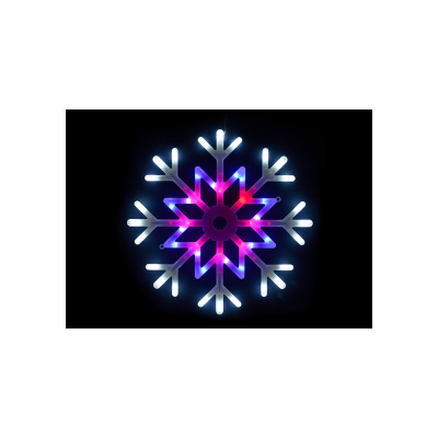 Фигура светодиодная Снежинка, 40х40см. Подвесная. 48 свет раз ULD-H4040-048/DTA MULTI IP20 SNOWFLAKE