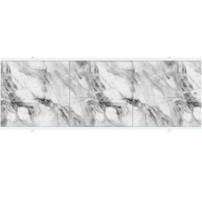 Экран для ванны ПРЕМИУМ А (алюм. профиль) 1,5 серый мрамор