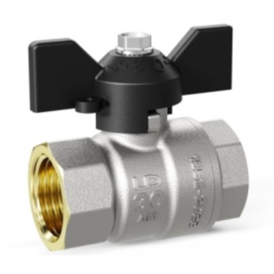 Кран шар. 1 1/4 г/г бабочка Ду32 Ру25 LD Pride (12)