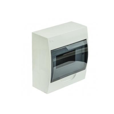 Щит распределительный встраиваемый  ЩРв-П-8 IP41 пластик.белый прозрачн.дверь