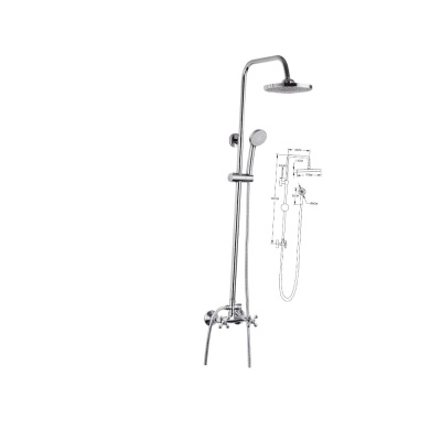 Стойка душевая с лейкой