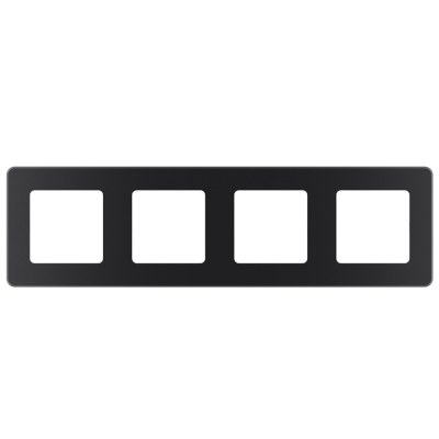 Рамка 4 поста INSPIRIA антрацит