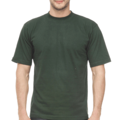 Футболка короткий рукав 160 г/м2, зеленая (116(4XL))