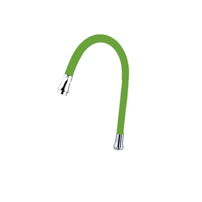 Излив гибкий зеленый F7251 