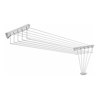 Сушилка настенно-потолочная для белья 7м, тип - Лиана, СНП 1.4 (белая) Nika