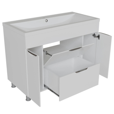 Тумба д/ванной "ЭТЬЕН-90" под ум.Нелли-90 (MIXLINE) (ПВХ)