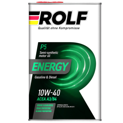 Масло полусинт. ROLF Energy SAE 10/40 SL/CF (1л)