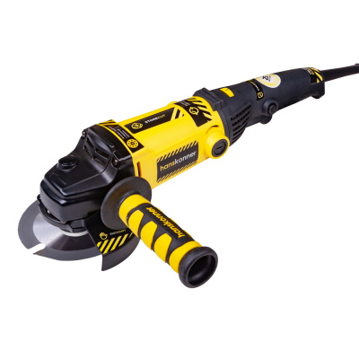 Шлифашина угловая Hanskonner 125 мм, 1200Вт, 2500-8100об/м, рег.об., конст.эл.
