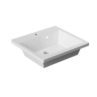 Раковина накладная "РИМ-58" белая (MIXLINE)